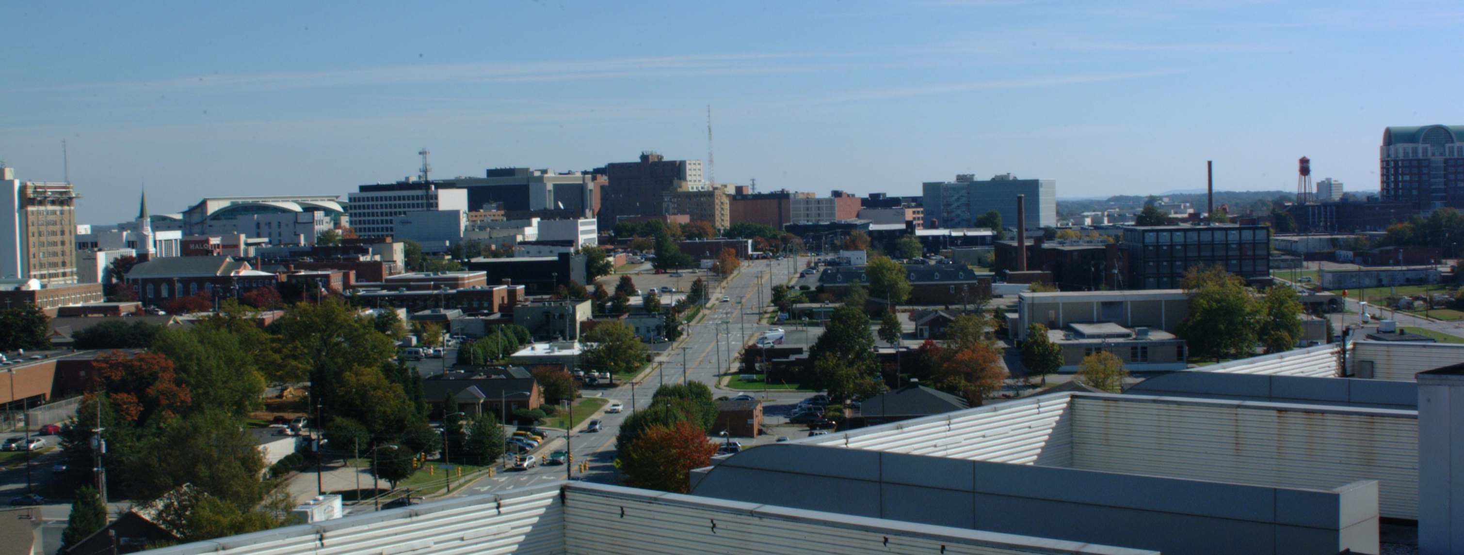 View of High Point from our repeater antenna